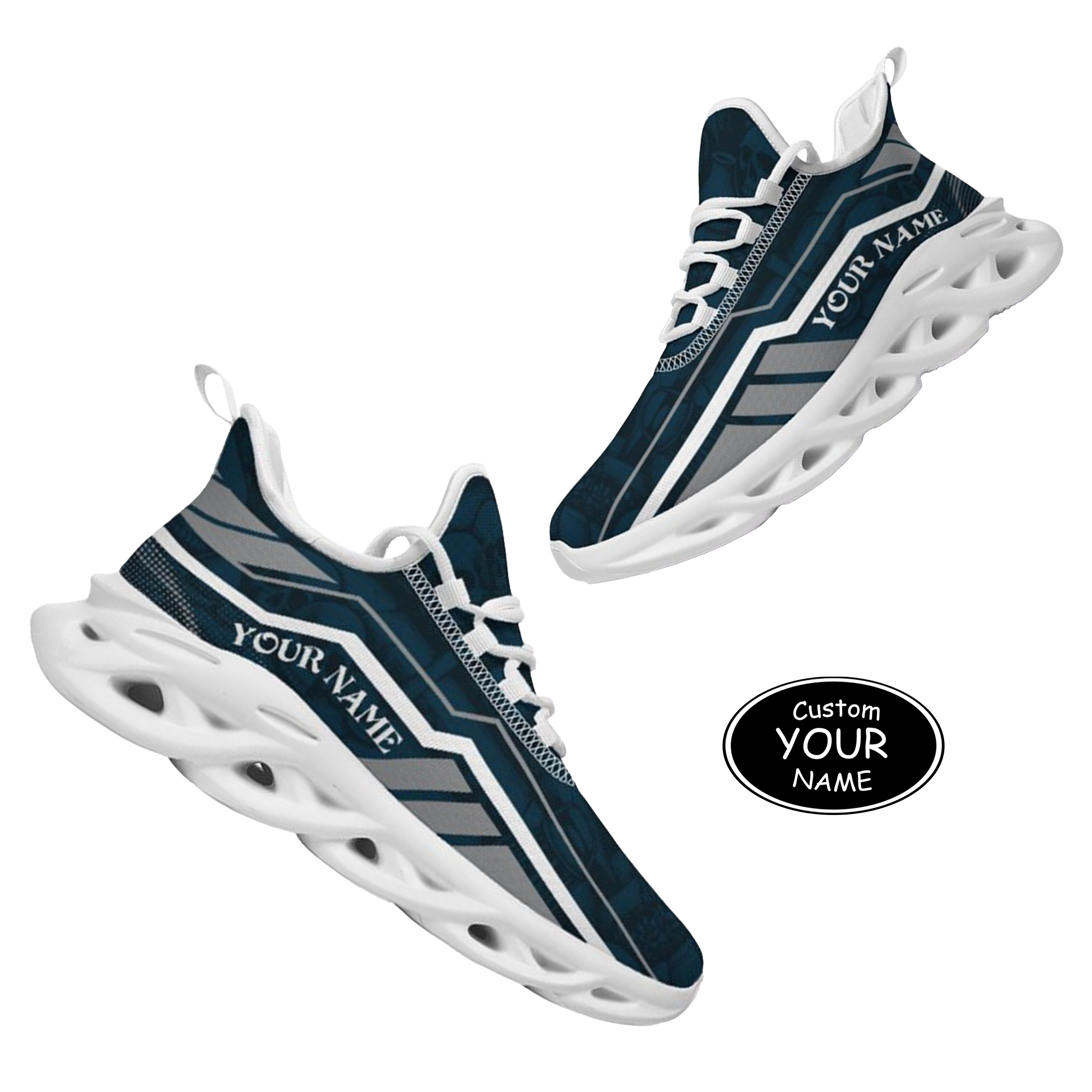 Max Sowl-25-yy-Logan-22-1, Personalized Utah State Aggies Custom Max Sowl Shoes, Patriotic Running Sneakers, Custom Comfortable Walking Shoes