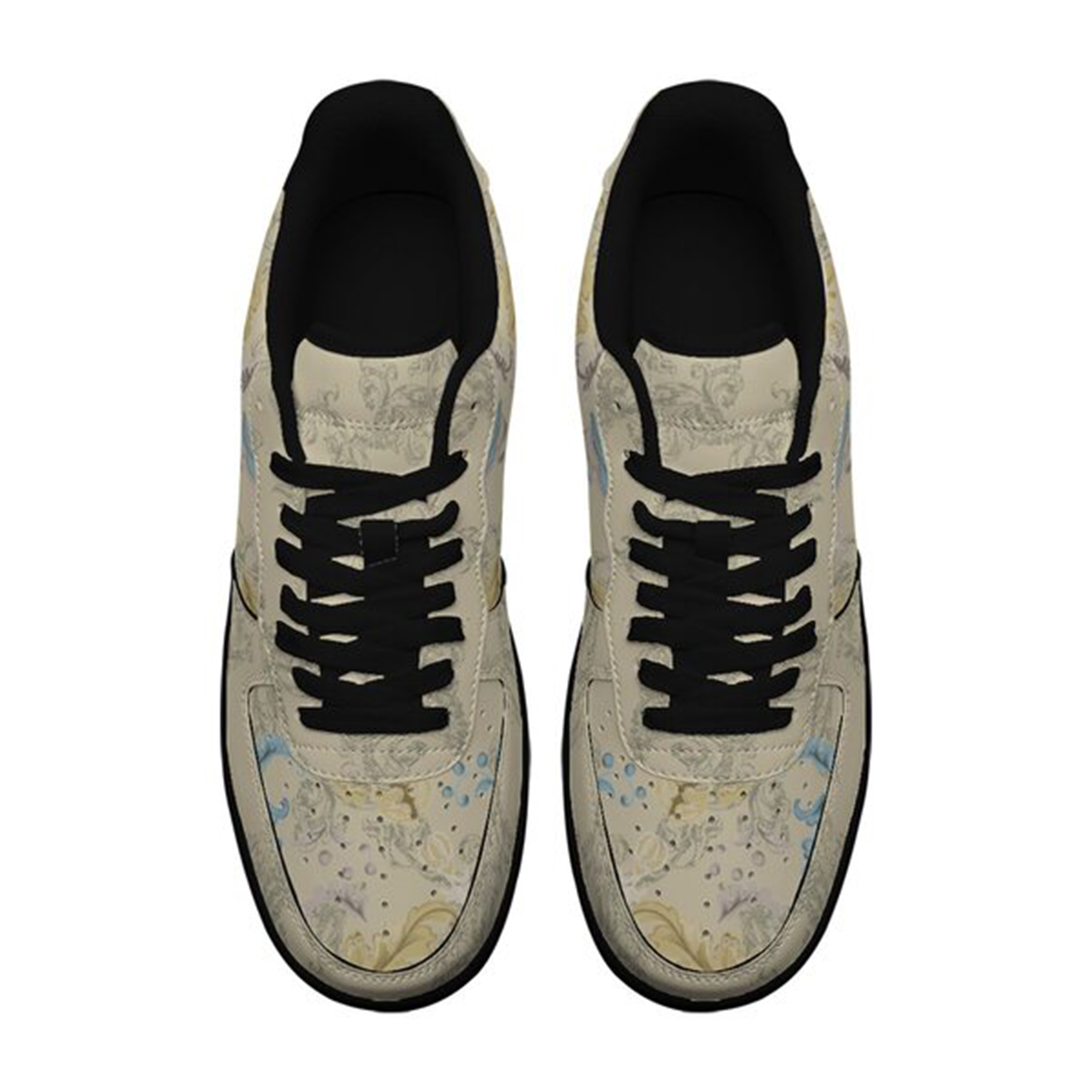 Air Force 1-25-cy-Quiet Luxe-6, Personalized Light Luxury Vintage Sneakers, Breathable Running Shoes, Printed Luxury-inspired Design, Anti-Slip Athletic Shoes, Lightweight Walking Sneakers