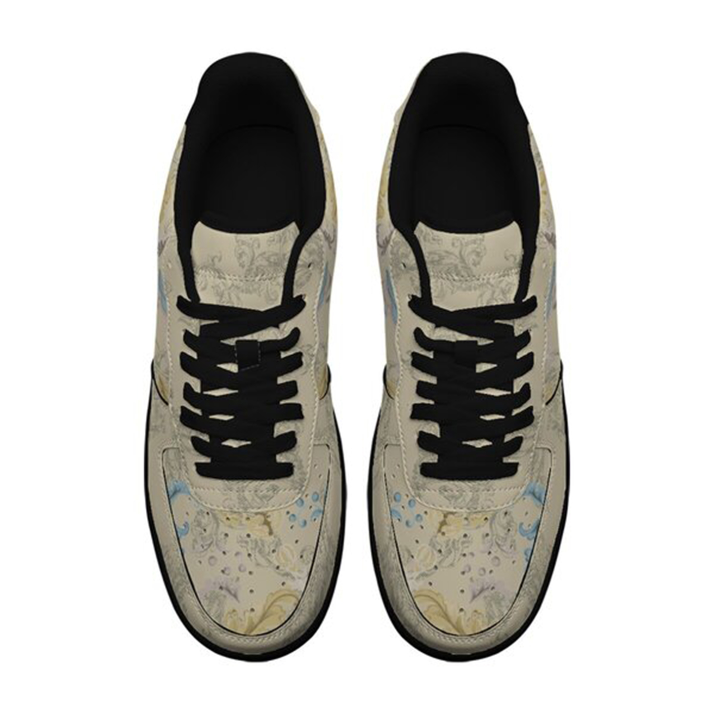 Air Force 1-25-cy-Quiet Luxe-6, Personalized Light Luxury Vintage Sneakers, Breathable Running Shoes, Printed Luxury-inspired Design, Anti-Slip Athletic Shoes, Lightweight Walking Sneakers