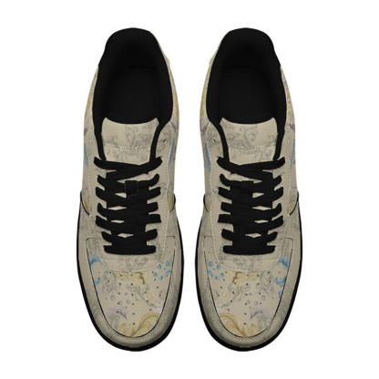 Air Force 1-25-cy-Quiet Luxe-6, Personalized Light Luxury Vintage Sneakers, Breathable Running Shoes, Printed Luxury-inspired Design, Anti-Slip Athletic Shoes, Lightweight Walking Sneakers