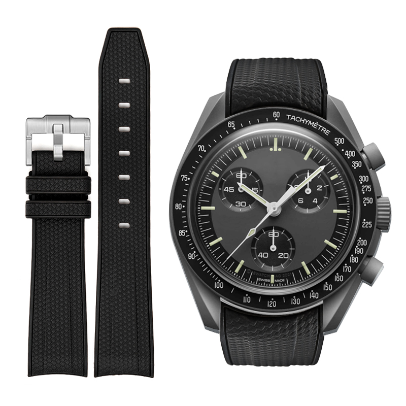 F‌or Swatch Omega Straps MoonSwatch Mission to the Moon watch band
