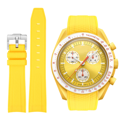 FOR Swatch Omega Strap Rubber Moonswatch MISSION TO THE SUN  Straps