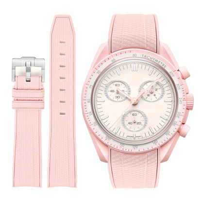 F‌or Swatch Omega Straps Moonswatch MISSION TO VENUS  Rubber watch band