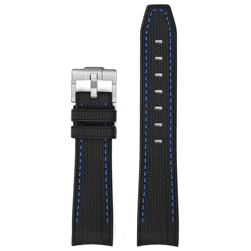 F‌or Swatch Omega Straps MoonSwatch Mission to the Super Blue Moonphase Rubber watch band