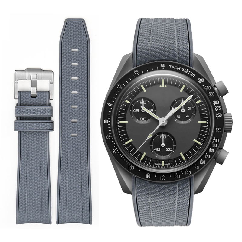 F‌or Swatch Omega Straps MoonSwatch Mission to the Moon watch band