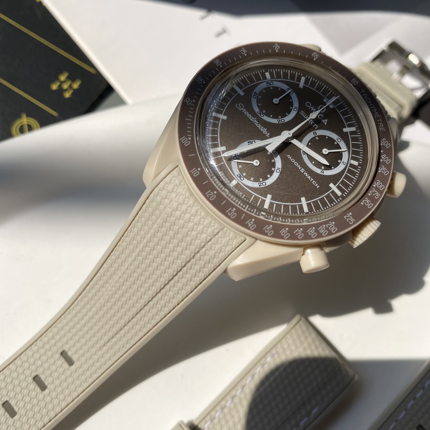 For Swatch Omega Straps moomswatch MISSION ON EARTH - DESER watch band