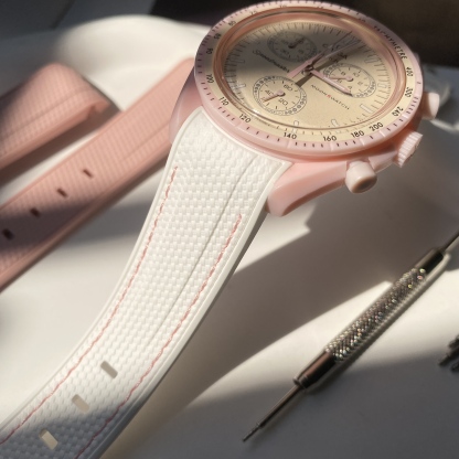 F‌or Swatch Omega Straps Moonswatch MISSION TO VENUS  Rubber watch band