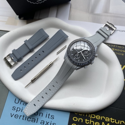 F‌or Swatch Omega Straps MoonSwatch Mission to the Moon watch band