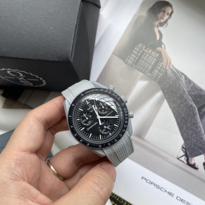 F‌or Swatch Omega Straps MoonSwatch Mission to the Moon watch band