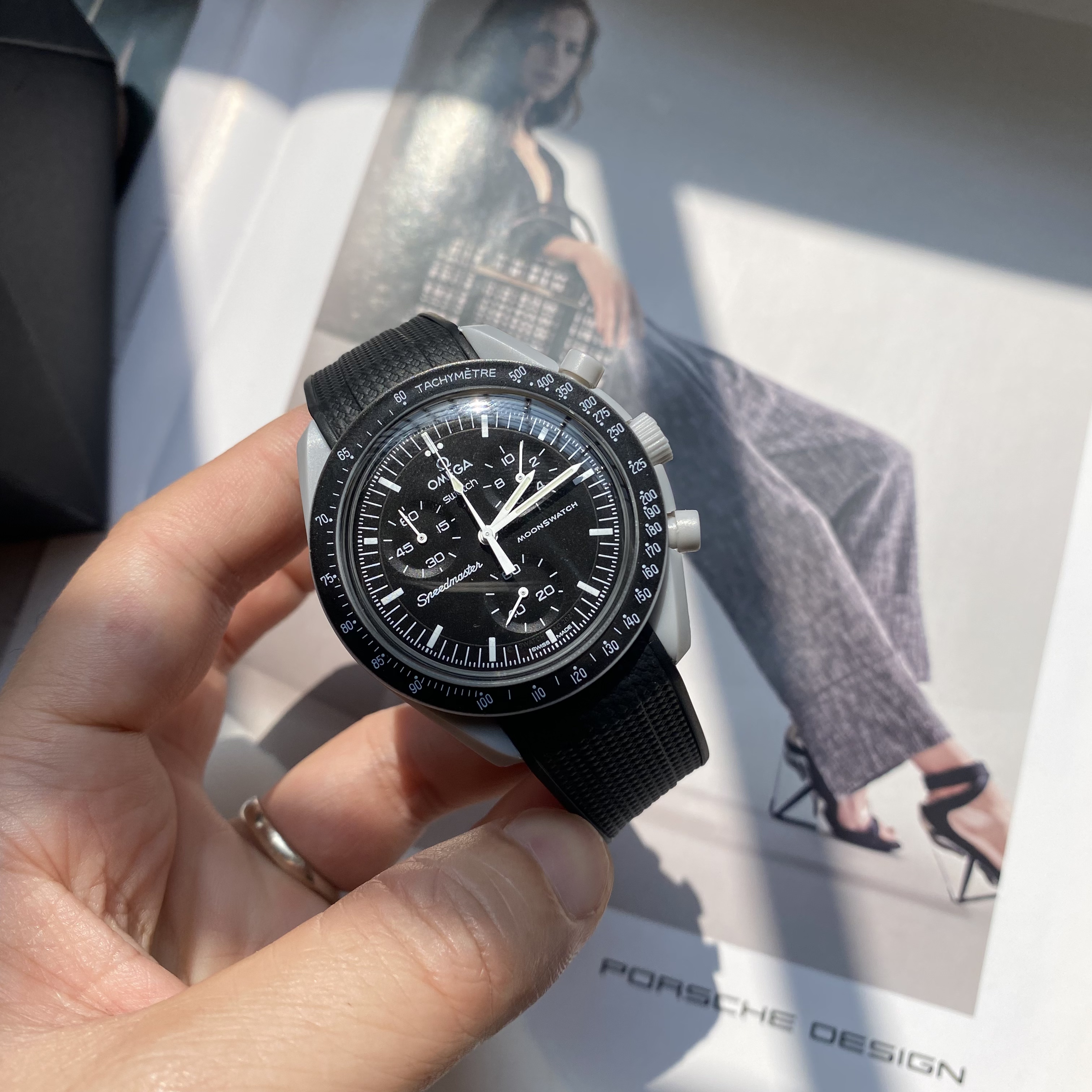 F‌or Swatch Omega Straps MoonSwatch Mission to the Moon watch band