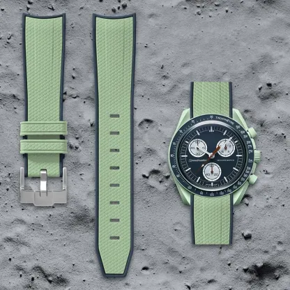 Swatch Omega Collaboration Watch with Quick Release Strap, 1995 Snoopy on the Moon Edition