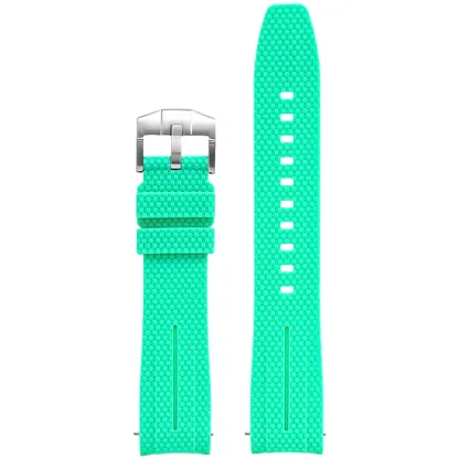 Silicone Quick-Release Woven Texture Watch Strap for Swatch Omega, Compatible with Snoopy 1995 Edition