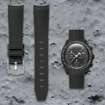 Swatch Omega Collaboration Watch with Quick Release Strap, 1995 Snoopy on the Moon Edition
