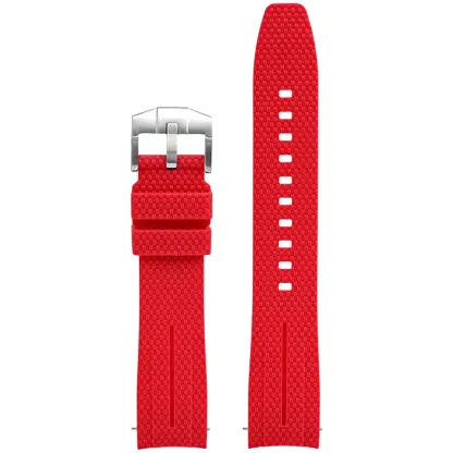 Silicone Quick-Release Woven Texture Watch Strap for Swatch Omega, Compatible with Snoopy 1995 Edition