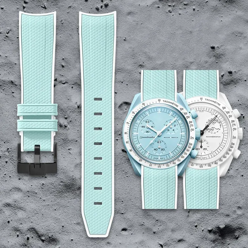 Swatch Omega Collaboration Watch with Quick Release Strap, 1995 Snoopy on the Moon Edition