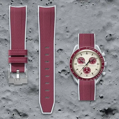 Swatch Omega Collaboration Watch with Quick Release Strap, 1995 Snoopy on the Moon Edition