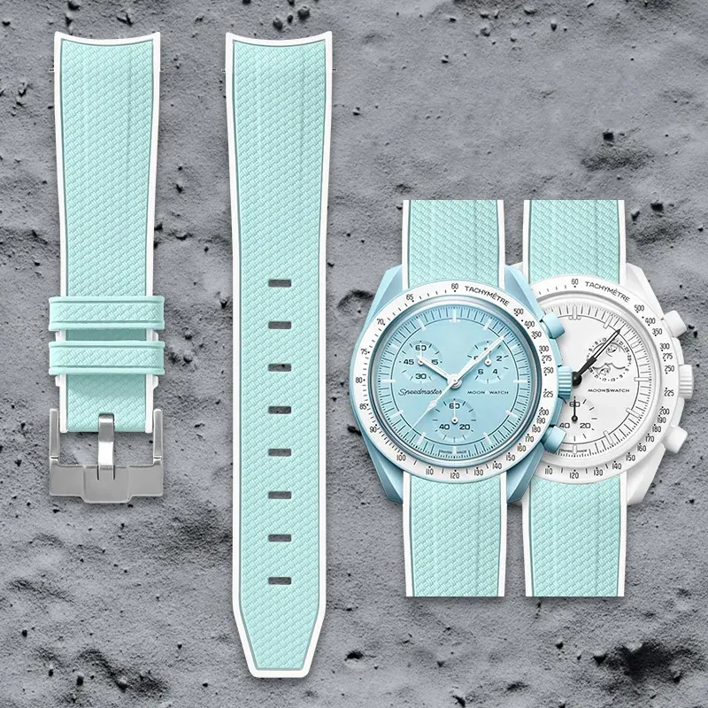 Swatch Omega Collaboration Watch with Quick Release Strap, 1995 Snoopy on the Moon Edition