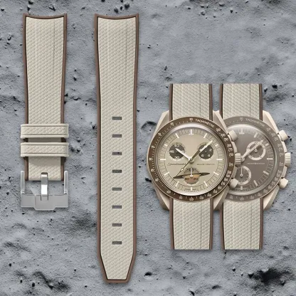 Swatch Omega Collaboration Watch with Quick Release Strap, 1995 Snoopy on the Moon Edition