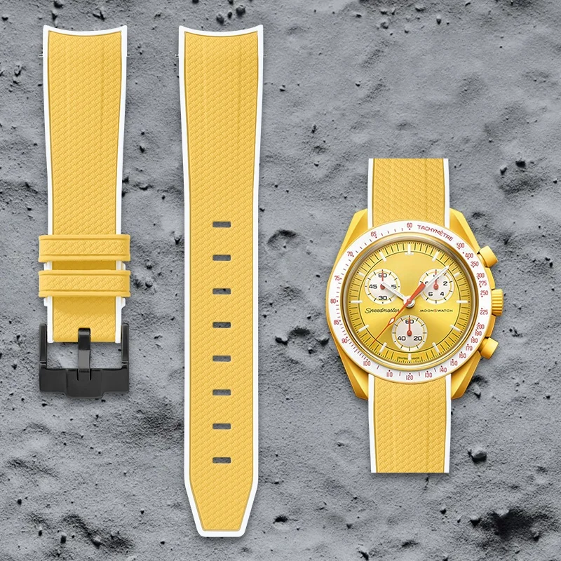 Swatch Omega Collaboration Watch with Quick Release Strap, 1995 Snoopy on the Moon Edition