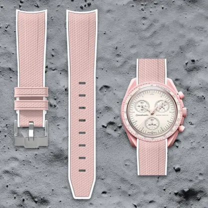 Swatch Omega Collaboration Watch with Quick Release Strap, 1995 Snoopy on the Moon Edition