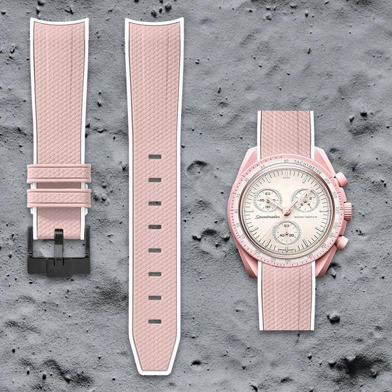 Swatch Omega Collaboration Watch with Quick Release Strap, 1995 Snoopy on the Moon Edition
