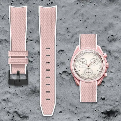 Swatch Omega Collaboration Watch with Quick Release Strap, 1995 Snoopy on the Moon Edition