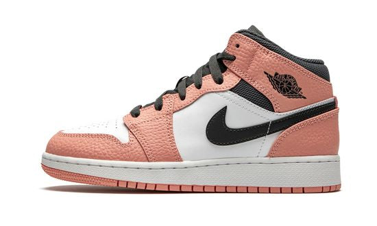 Air Jordan 1 Mid Pink Quartz 555112-603