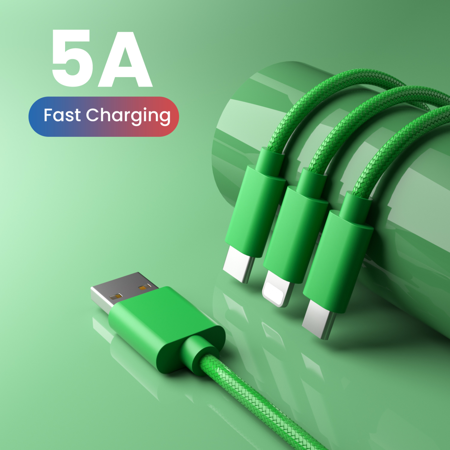 UFK 3-in-1 USB A to 3 Type Cable