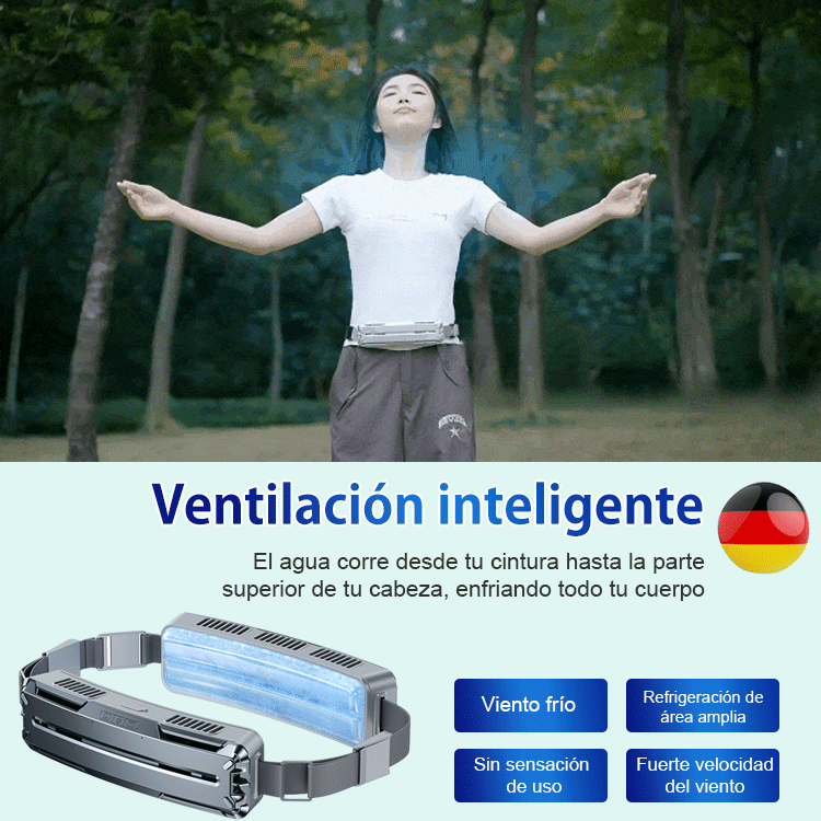 Ventilador de cintura inteligente
