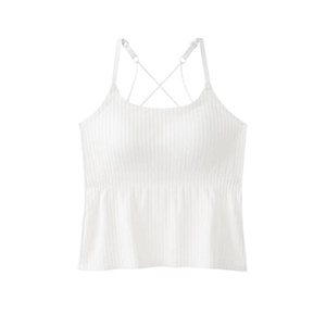 【Cubrir el abdomen y adelgazar】Camiseta con almohadilla para el pecho que no se desplaza.