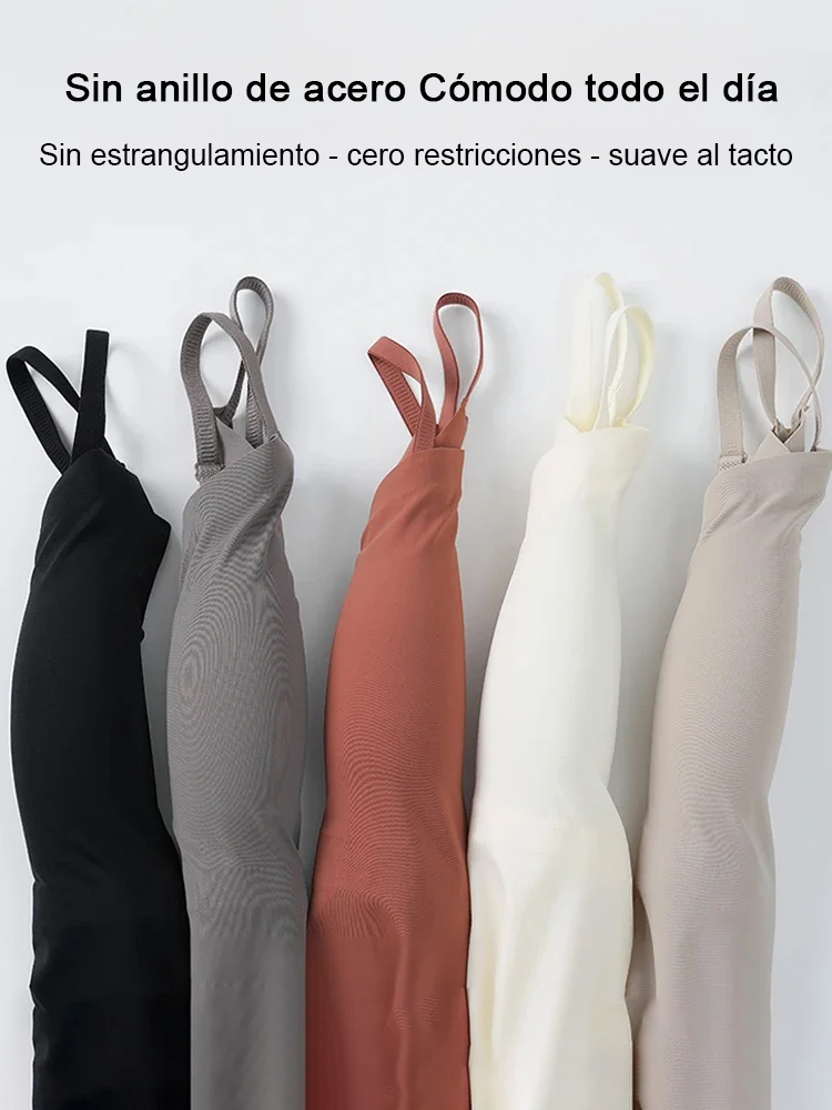 Camisola con escote en V, relleno de sujetador y espalda en U grande