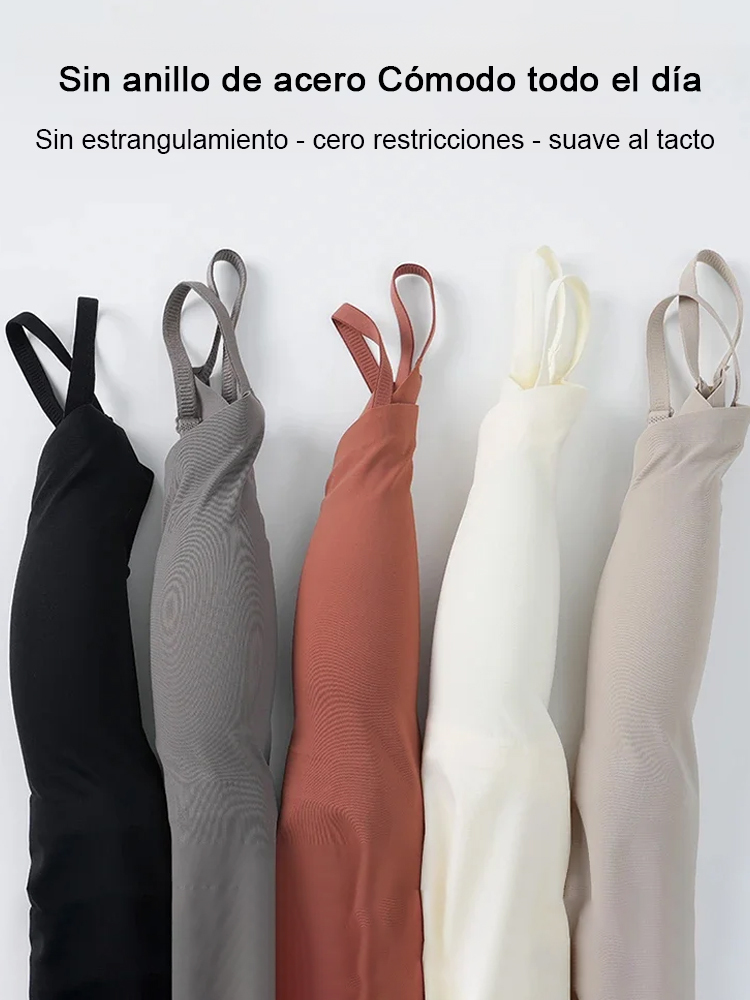 Camisola con escote en V, relleno de sujetador y espalda en U grande