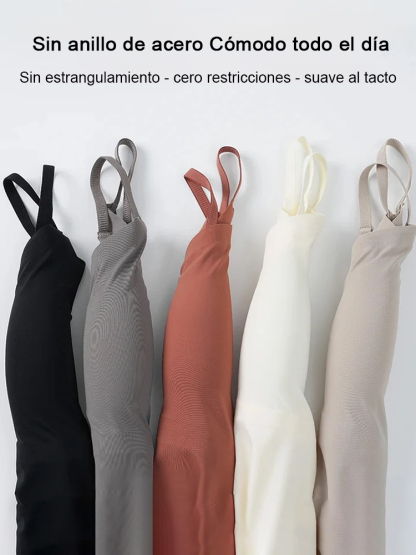 Camisola con escote en V, relleno de sujetador y espalda en U grande