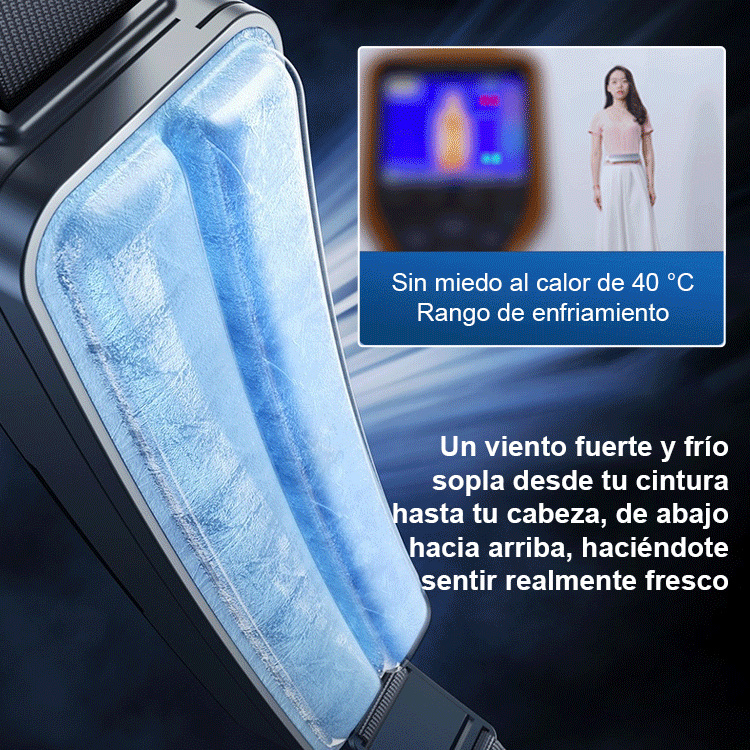 Ventilador de cintura inteligente