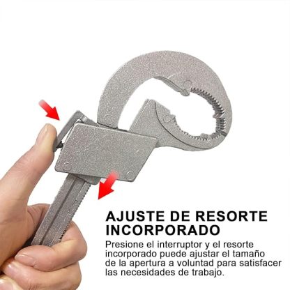  Llave Universal Ajustable De Doble Extremo, Llave Para Lavabo, Herramienta De Instalación De Fregadero De Plomería Con Llave Ajustable Multiusos Llaves Inglesas