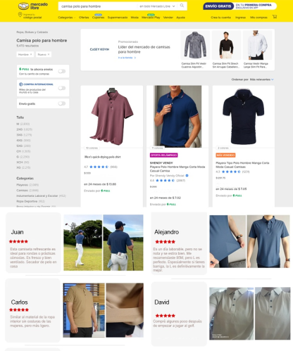 【Rápido en enfriar y secar】 Polo para hombres