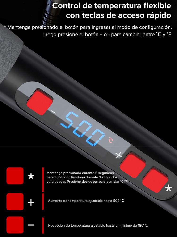 Juego de herramientas de reparación de lápiz de soldadura eléctrica industrial
