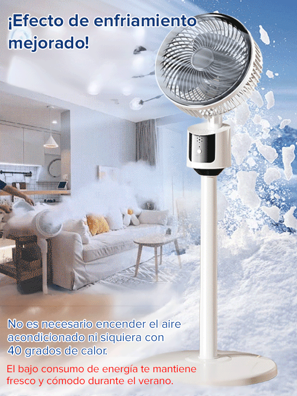 Ventilador de circulación de suelo ultra silencioso y de bajo consumo