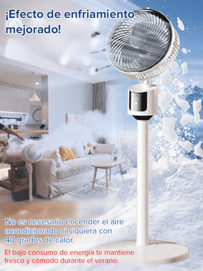 Ventilador de circulación de suelo ultra silencioso y de bajo consumo