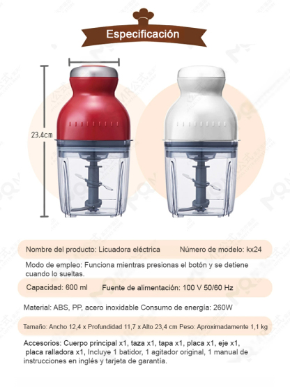 [ ¡Últimas 150 unidades disponibles! ] Procesador de alimentos eléctrico multifuncional