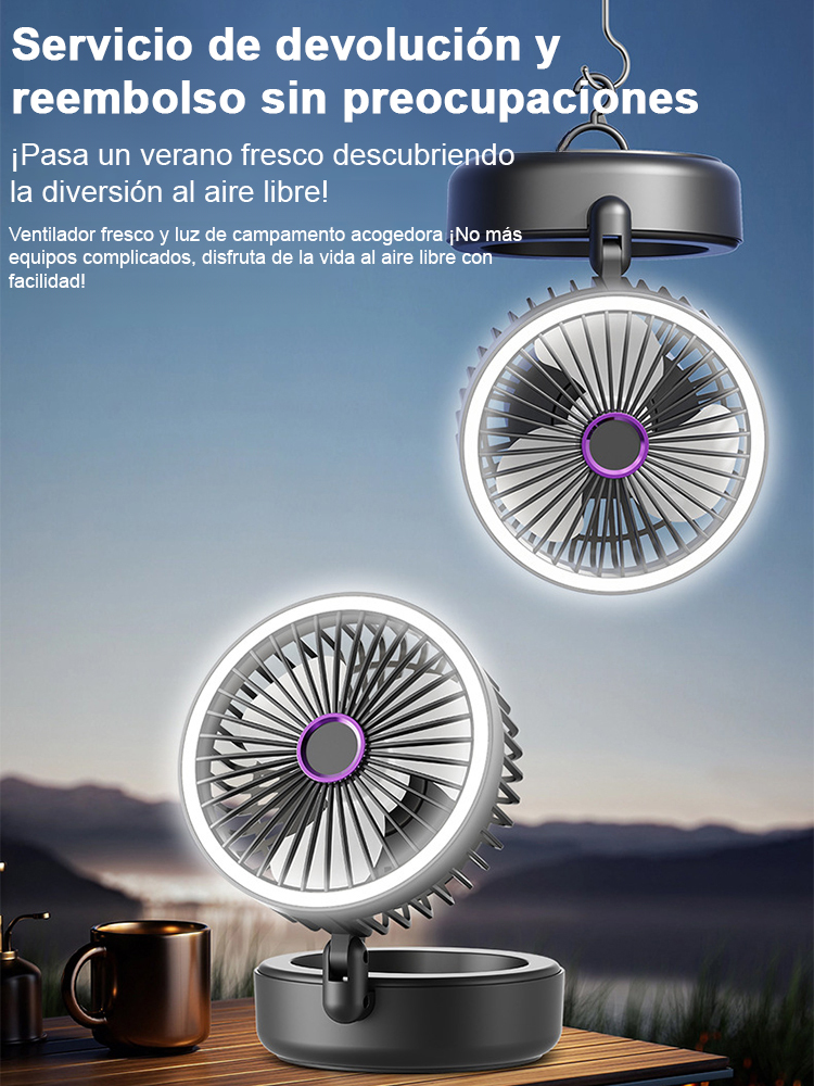 Nuevo ventilador USB de escritorio plegable para el hogar.