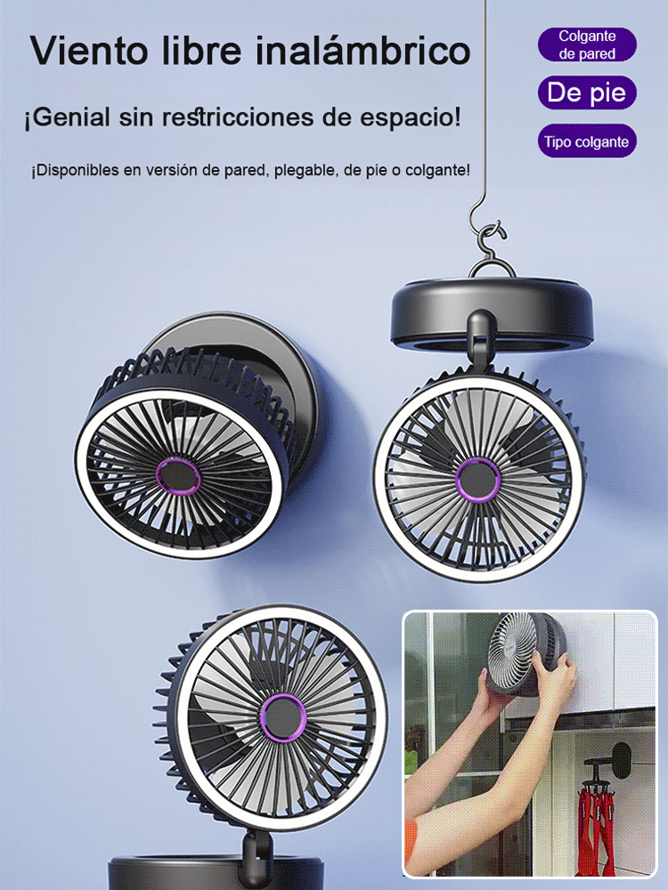 Nuevo ventilador USB de escritorio plegable para el hogar.