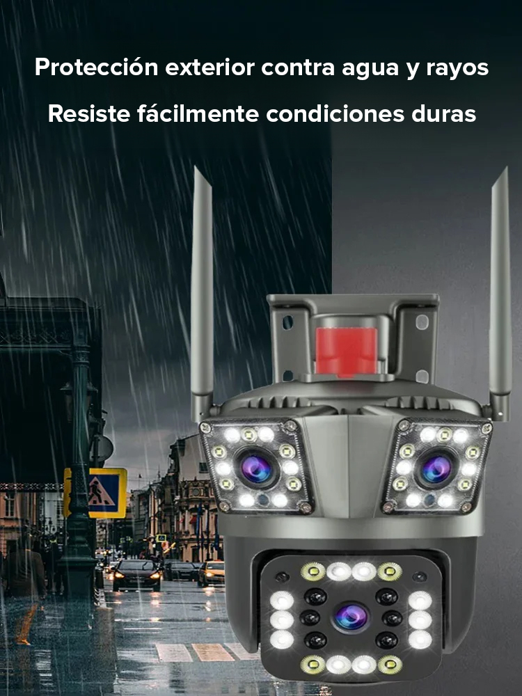 【Una cámara panorámica inteligente que equivale a tres】