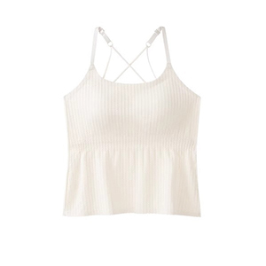 【Cubrir el abdomen y adelgazar】Camiseta con almohadilla para el pecho que no se desplaza.