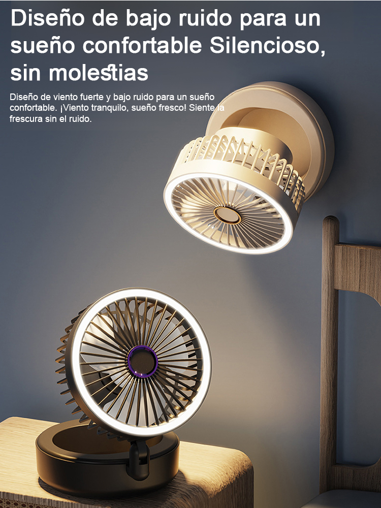 Nuevo ventilador USB de escritorio plegable para el hogar.
