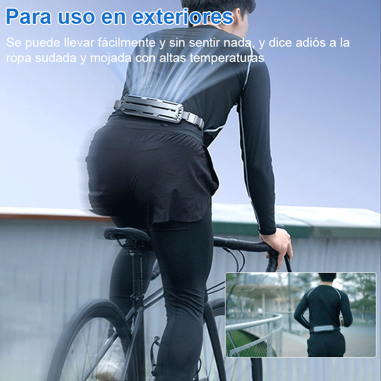 Ventilador de cintura inteligente