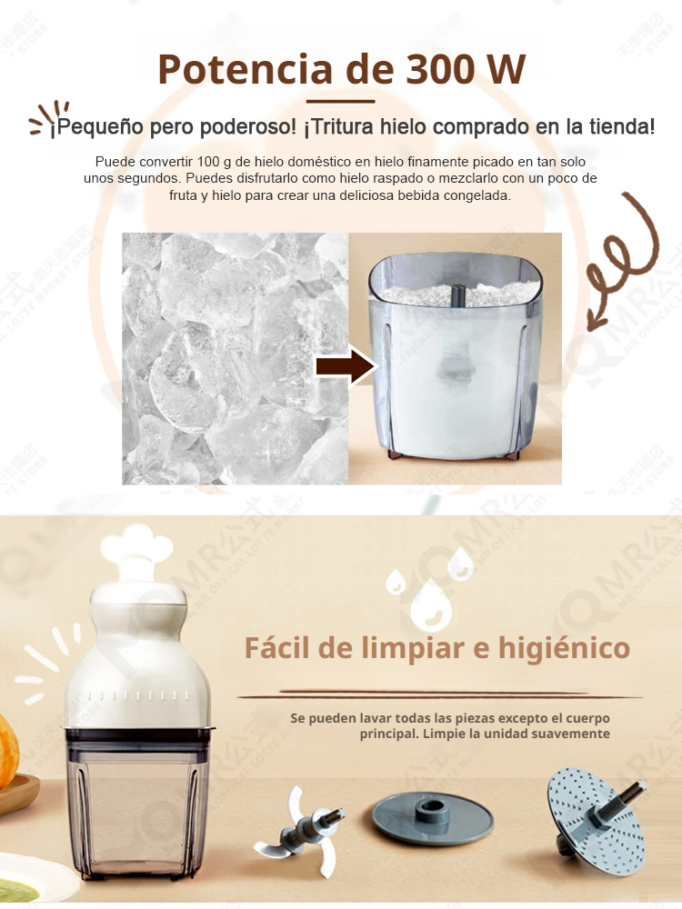 [ ¡Últimas 150 unidades disponibles! ] Procesador de alimentos eléctrico multifuncional