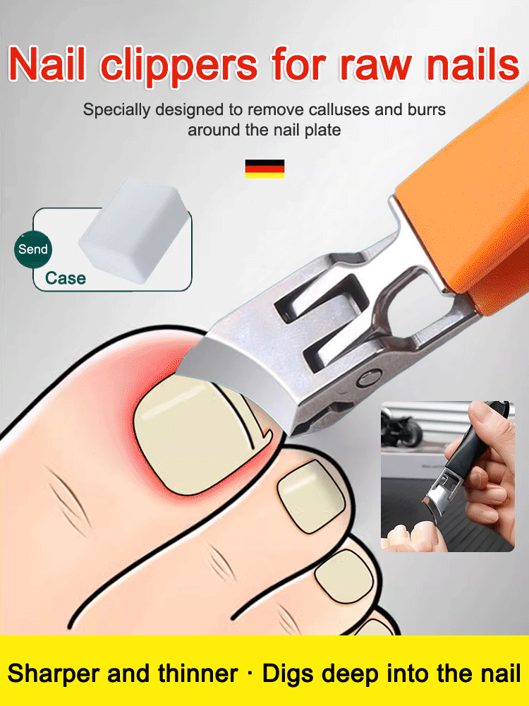 A must-have nail clipper for paronychia patients! Made from food-grade 304 stainless steel, ensuring sharp and durable blades. Rust-resistant and lasts up to 30 years. ✨🛠️