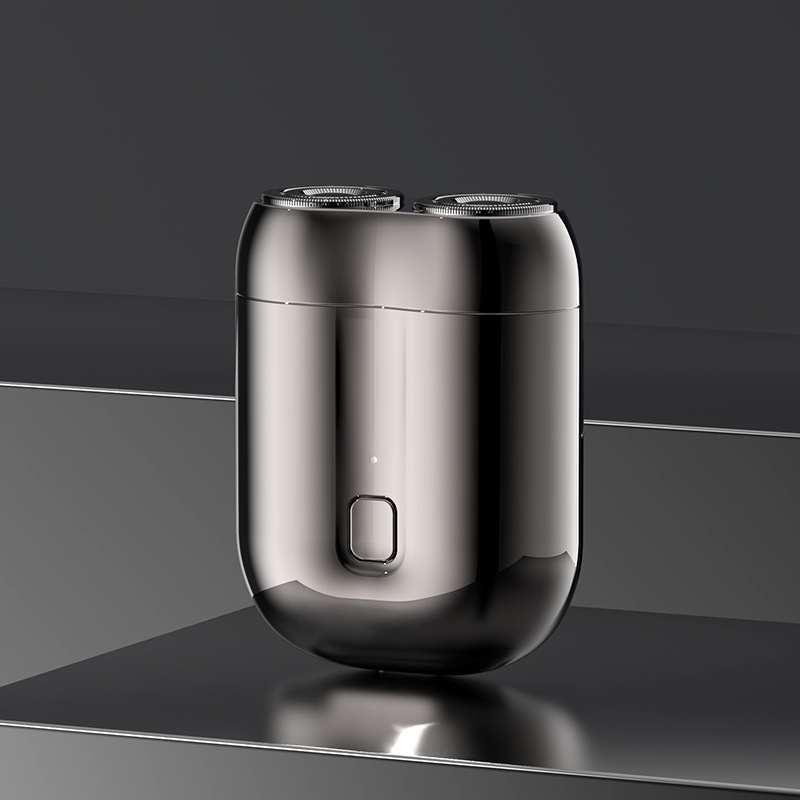 German imported blades 🇩🇪, 5-second quick shave ⏱️, dual-head contour design ✨, portable and washable 💧.
