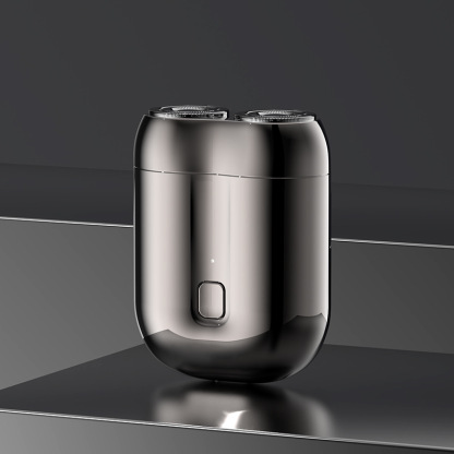 German imported blades 🇩🇪, 5-second quick shave ⏱️, dual-head contour design ✨, portable and washable 💧.